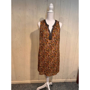 DR2 Sleeveless Paisley Dress, Size M